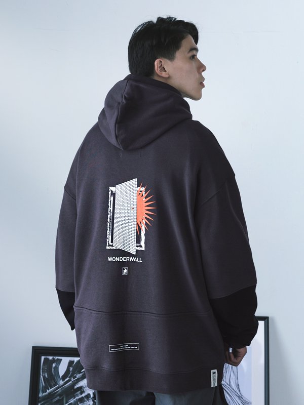 MELSIGN - MELSIGN x WLOFSD - MW-04 “W.W“ Graphic patchwork Hoodie -  SHINKIROU1.0