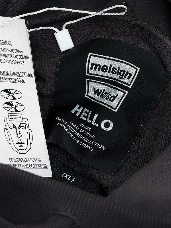 MELSIGN - MELSIGN x WLOFSD - MW-04 “W.W“ Graphic patchwork Hoodie
