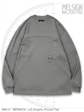 <strong>MELSIGN x WLOFSD</strong>MW-01 “BERWICK“ L/S Graphic Pocket Tee<br>FOG