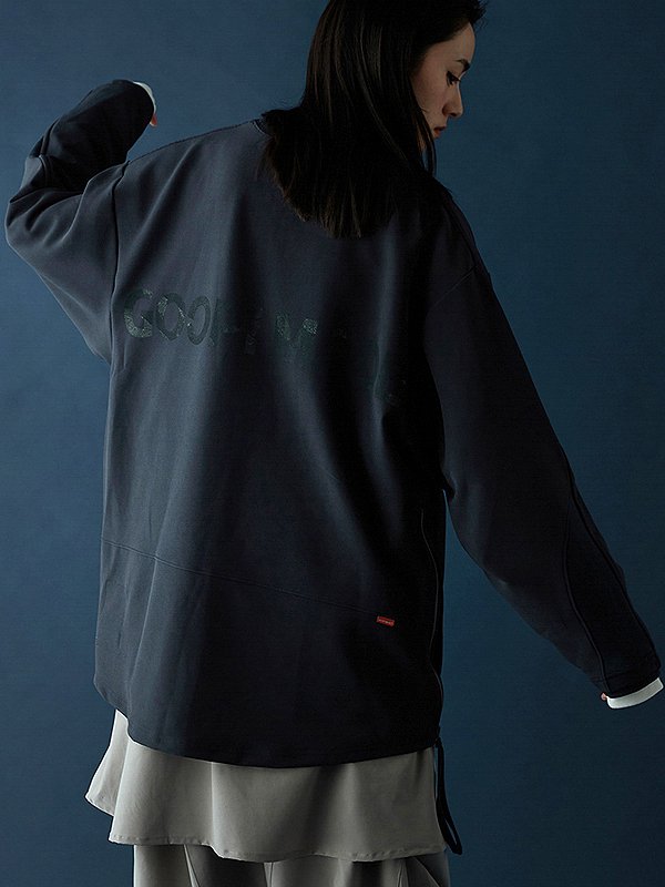 GOOPiMADE - LWN-01 “Fixation“ Logo wide crewneck - SHINKIROU1.0