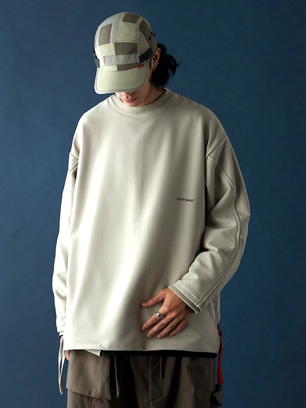 GOOPiMADE - LWN-01 “Fixation“ Logo wide crewneck - SHINKIROU1.0