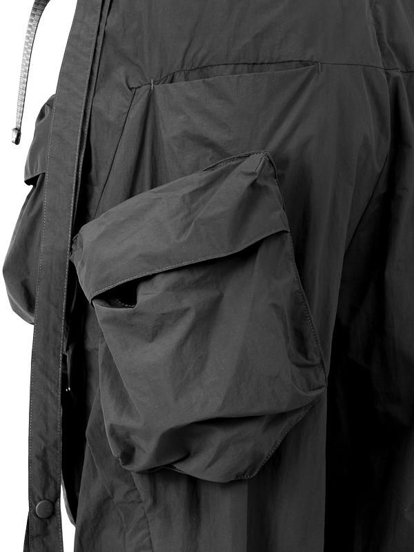 Archival reinvent ハーフパンツ　ブラック ARCHIVAL REINVENT - EXTENDED WAISTBAND PANTS TEFLON® - SHINKIROU