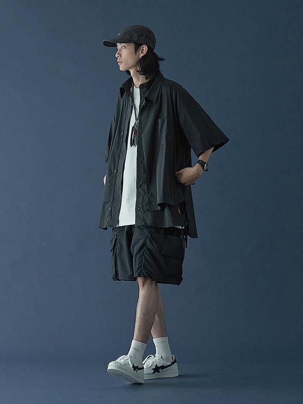 GOOPiMADE - グーピーメイド - “GNV-05“ SoftBox 2-Layer Shirt GOOPiMADE - グーピーメイド - “GNV-05“ SoftBox 2-Layer Shirt