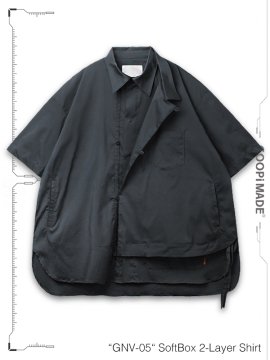 <strong>GOOPiMADE</strong>“GNV-05“ SoftBox 2-Layer Shirt<br>BATHYAL