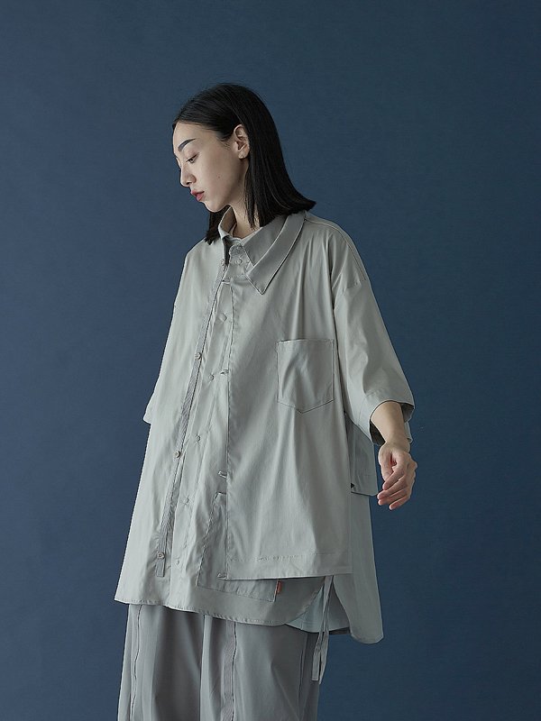 GOOPiMADE - グーピーメイド - “GNV-05“ SoftBox 2-Layer Shirt ...