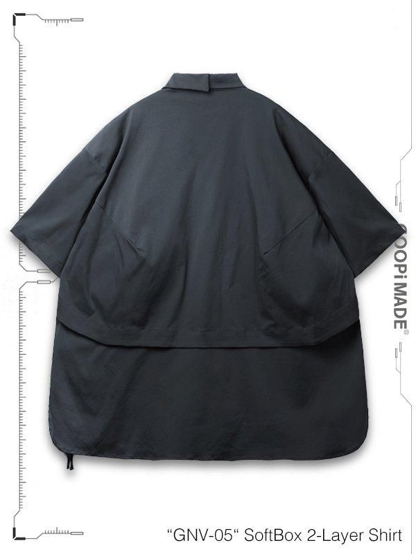 トップス GOOPiMADE GNV-05SoftBox 2-Layer Shirt GOOPiMADE - グーピーメイド - “GNV-05“ SoftBox 2-Layer Shirt