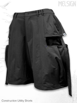 <strong>MELSIGN®</strong>Construction Utility Shorts<br>BLACK