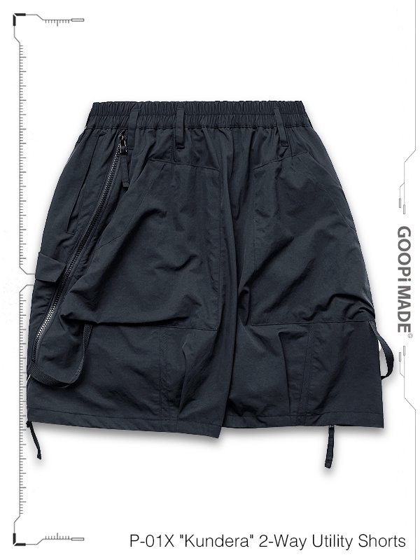 GOOPiMADE - グーピーメイド - P-01X “Kundera” 2-Way Utility Shorts - SHINKIROU