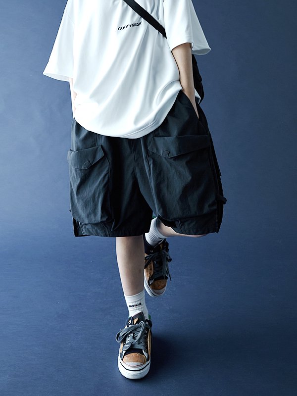 GOOPiMADE - グーピーメイド - P-01X “Kundera” 2-Way Utility Shorts - SHINKIROU