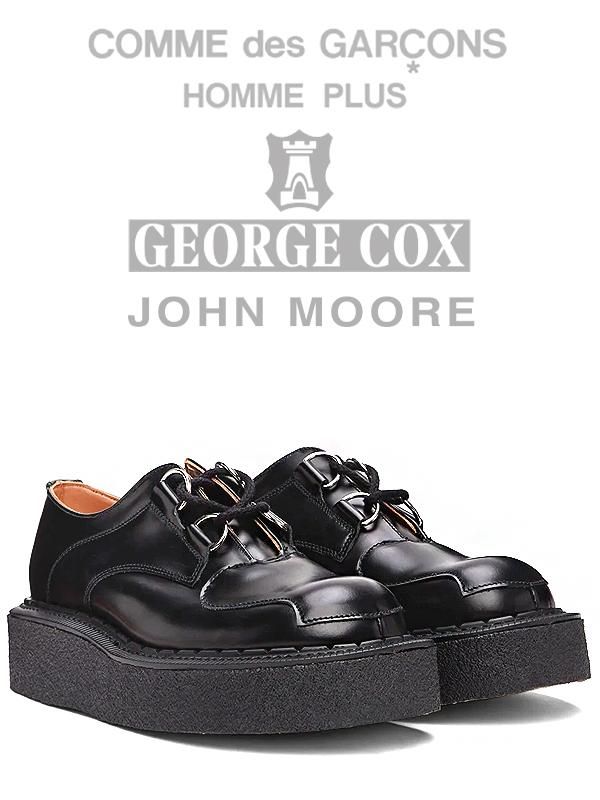 COMME des GARCONS HOMME PLUS - コムデギャルソン・オム・プリュス - GEORGE COX - ジョージコックス -  JOHN MOORE - ジョンムーア - Lace-Up Creeper Shoes - レースアップクリッパーシューズ - チャンキーソール -  SHINKIROU