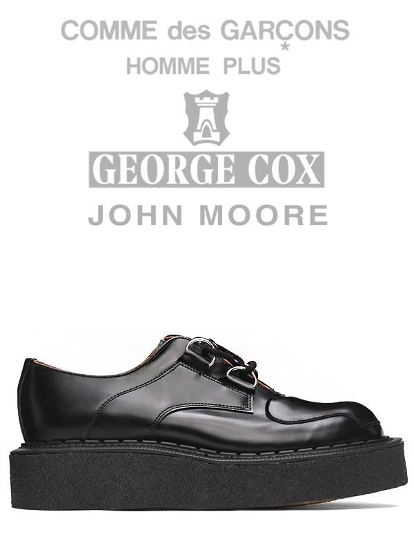 COMME des GARCONS HOMME PLUS - コムデギャルソン・オム・プリュス - GEORGE COX - ジョージコックス -  JOHN MOORE - ジョンムーア - Lace-Up Creeper Shoes - レースアップクリッパーシューズ - チャンキーソール -  SHINKIROU