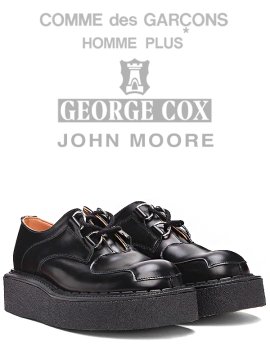 <strong>COMME des GARCONS HOMME PLUS x GEORGE COX x J.MOORE</strong>Lace-Up Creeper Shoes<br>BLACK