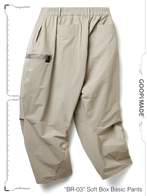 GOOPiMADE - “BR-03” Soft Box Basic Pants - SHINKIROU1.0