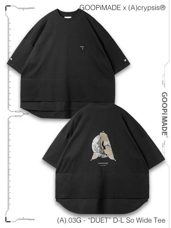 GOOPiMADE x Acrypsis - (A).03G - “DUET“ D-L So Wide Tee - SHINKIROU1.0