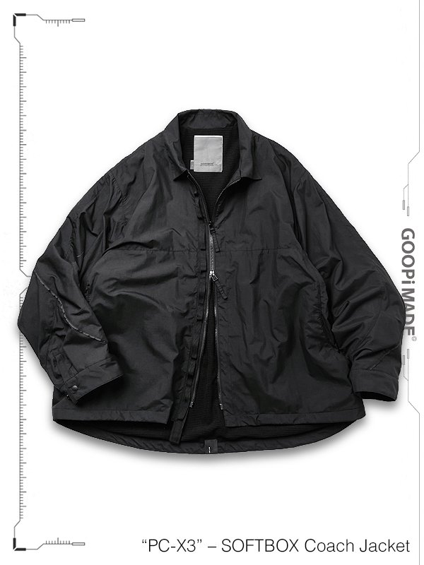 GOOPiMADE - “PC-X3“ – SOFTBOX Coach Jacket - SHINKIROU1.0