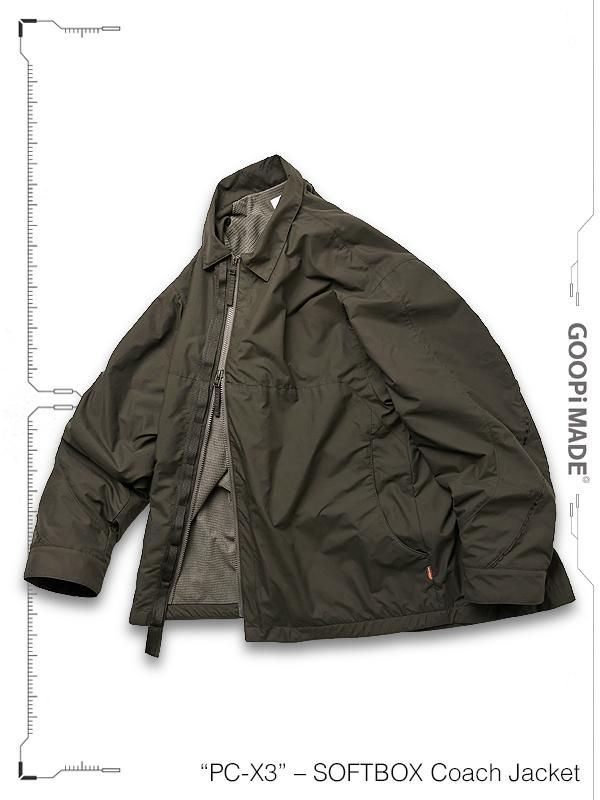 GOOPiMADE - “PC-X3“ – SOFTBOX Coach Jacket - SHINKIROU1.0