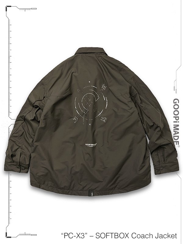 GOOPiMADE - “PC-X3“ – SOFTBOX Coach Jacket - SHINKIROU1.0