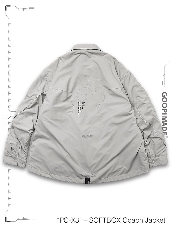 GOOPiMADE - “PC-X3“ – SOFTBOX Coach Jacket - SHINKIROU1.0