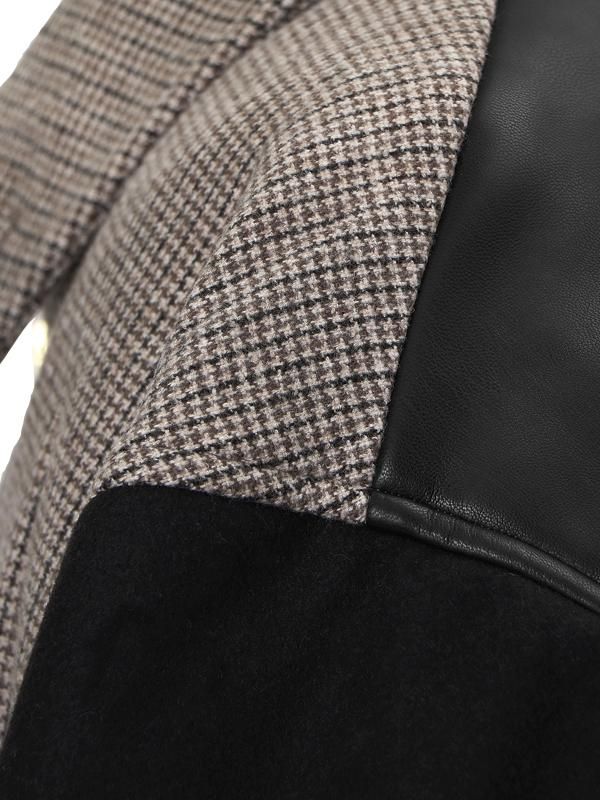 TAUPE - Quilt Liner Blocking ZIP Blouson - SHINKIROU1.0