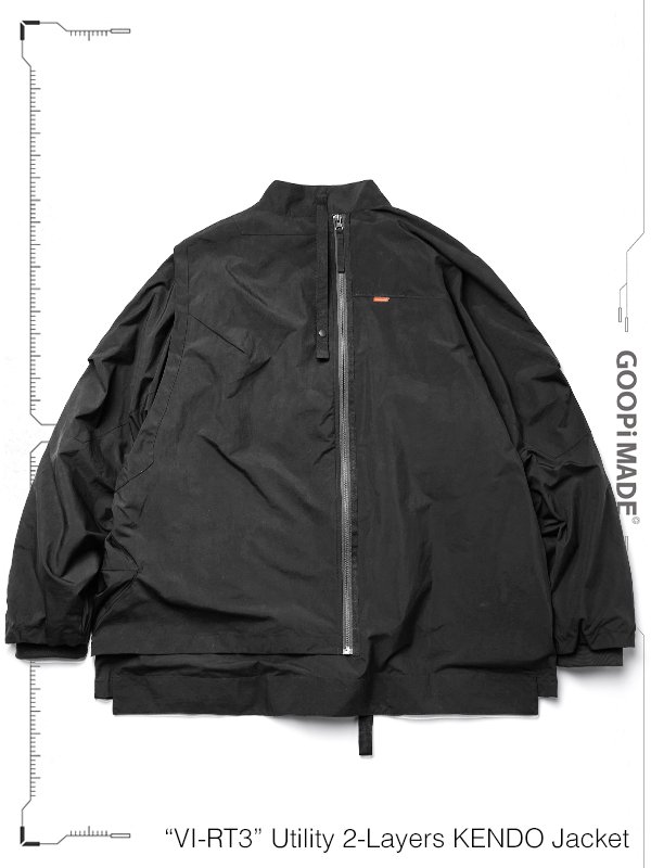 GOOPiMADE“VI-RT3“ Utility 2-Layers KENDO Jacket BLACK