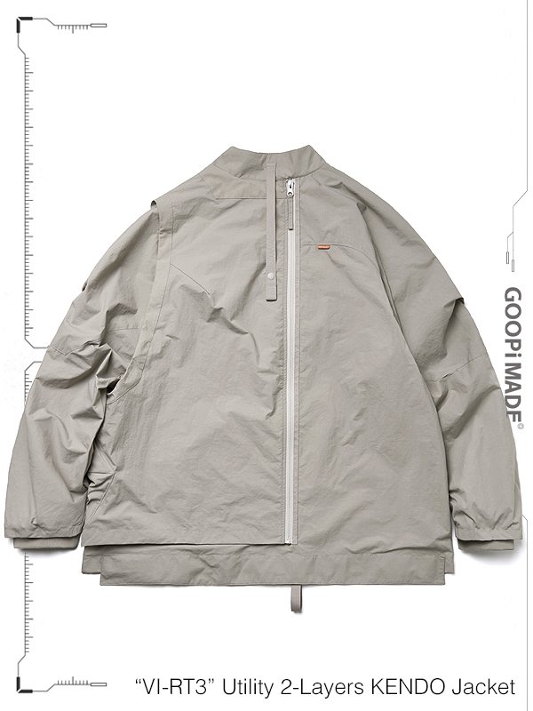 GOOPiMADE“VI-RT3“ Utility 2-Layers KENDO Jacket TAUPE