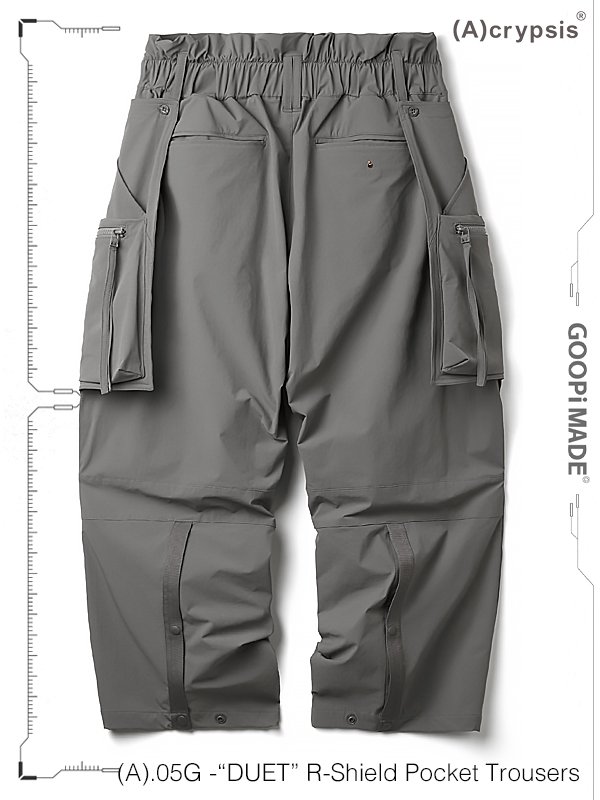 GOOPiMADE x (A)crypsis - (A).05G -“DUET“R-Shield Pocket Trousers