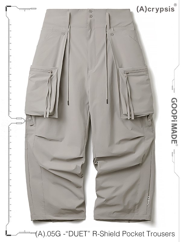 GOOPiMADE x (A)crypsis - (A).05G -“DUET“R-Shield Pocket Trousers