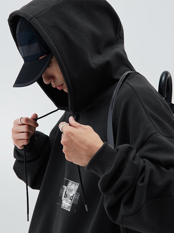 GOOPiMADE - VI-X03H - “Misty Poet“ Logo Hoodie - SHINKIROU1.0