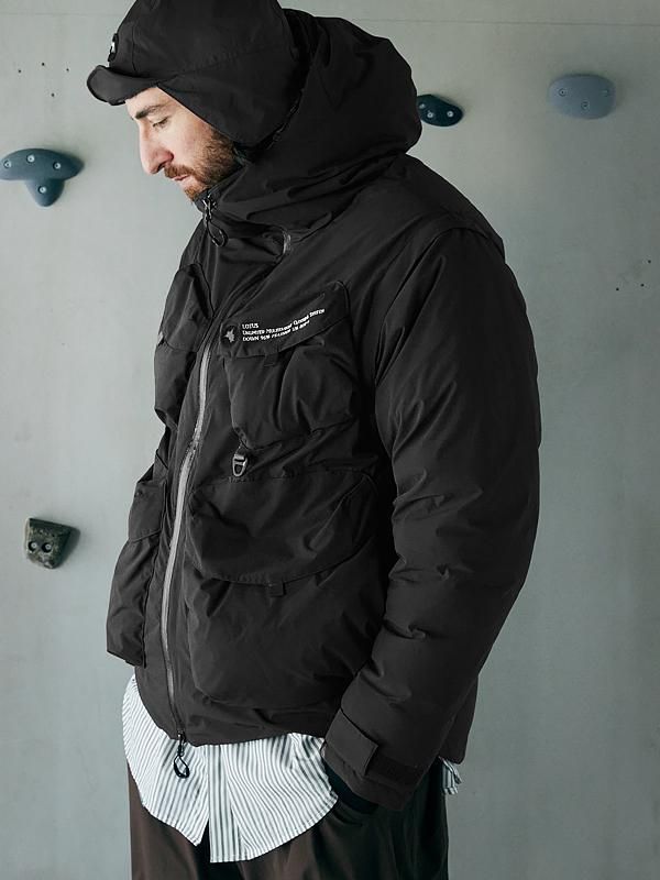 CMF OUTDOOR GARMENTLOTUS DOWN L7 / BLACKダウンジャケット - ダウン