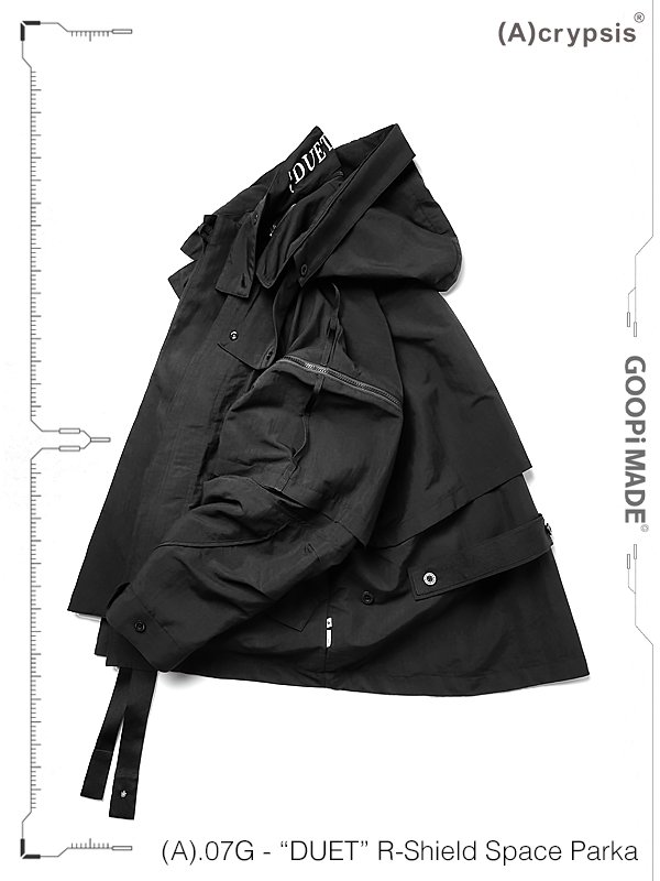 GOOPiMADE x (A)crypsis - (A).07G - “DUET“ R-Shield Space Parka Jacket -  SHINKIROU1.0