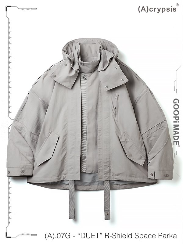 GOOPiMADE x (A)crypsis - (A).07G - “DUET“ R-Shield Space Parka