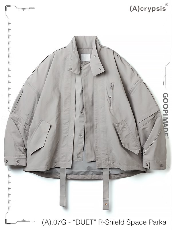 SPACE　#TAUPE　-「DUET」　ACRYPSIS　R-SHIELD　A　07G　PARKA　[GOOPI-22SS-AUG-05]