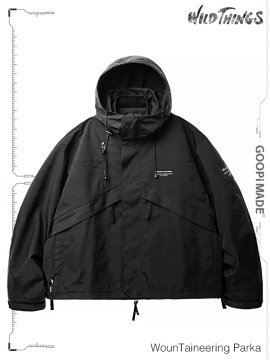 <strong>GOOPiMADE x Wild Things</strong>Woun Taineering Parka Jacket<br>BLACK