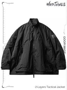 <strong>GOOPiMADE x Wild Things</strong>2-Layers Tactical Jacket<br>BLACK