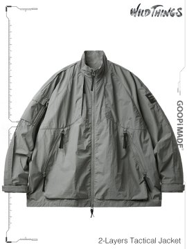 <strong>GOOPiMADE x Wild Things</strong>2-Layers Tactical Jacket<br>L-GRAY