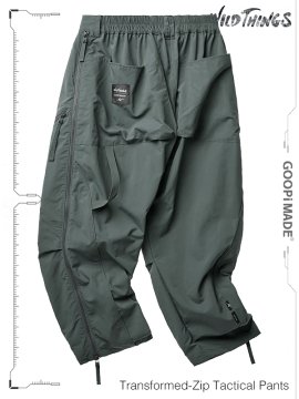 <strong>GOOPiMADE x Wild Things</strong>Transformed-Zip Tactical Pants<br>SLATE GRAY
