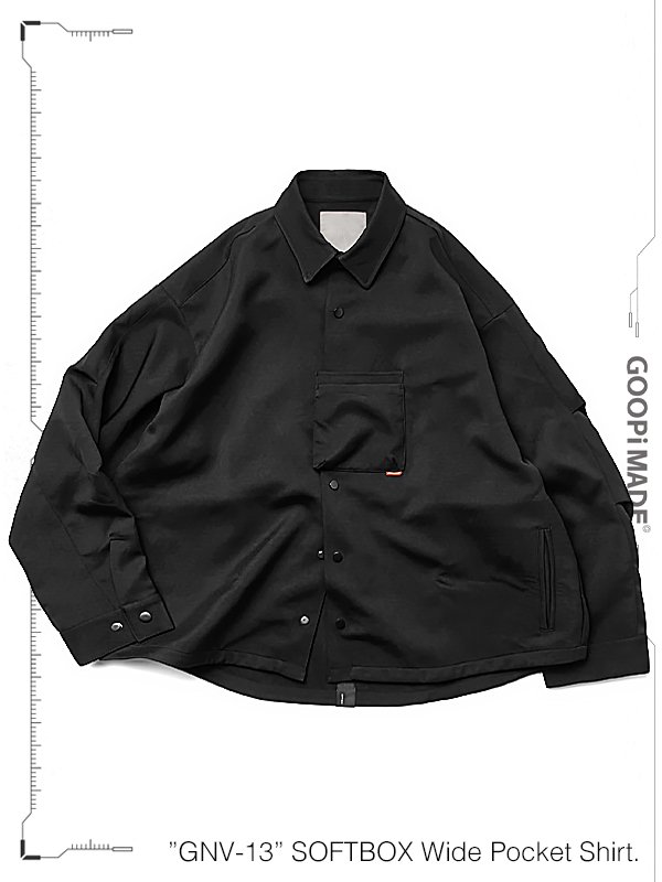 GOOPiMADE - “GNV-13” SOFTBOX Wide Pocket Shirt