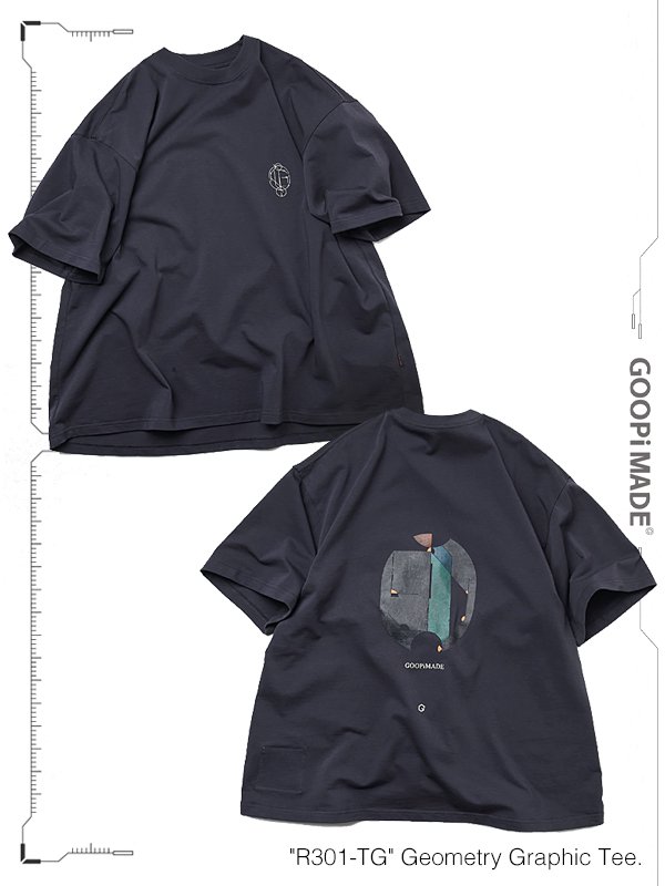 GOOPiMADE - “R301-TG“ Geometry Graphic Tee - SHINKIROU1.0