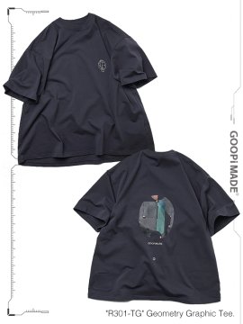 <strong>GOOPiMADE</strong>“R301-TG“ Geometry Graphic Tee<br>MIDNIGHT-NAVY