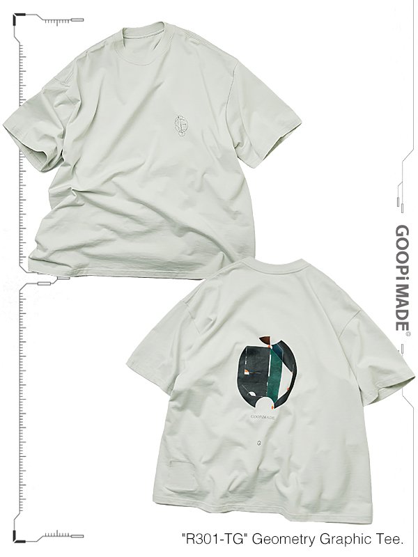 GOOPiMADE - “R301-TG“ Geometry Graphic Tee - SHINKIROU1.0