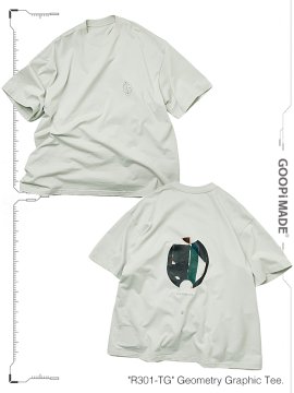 <strong>GOOPiMADE</strong>“R301-TG“ Geometry Graphic Tee<br>ASH WHITE
