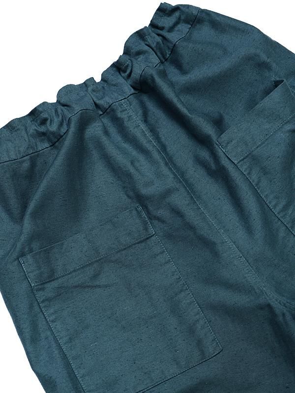 新品 VU 22SS ヴウ easy pants シルク ワイド デニム パンツ-