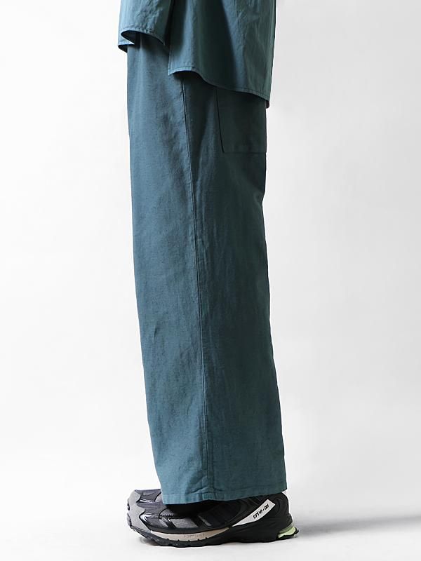 超格安一点 新品 VU 22SS ヴウ easy pants シルク ワイド デニム