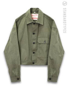 <strong>STANDARDTYPES</strong>Type 1 Cropped Jacket  #ST039<br>OLIVE