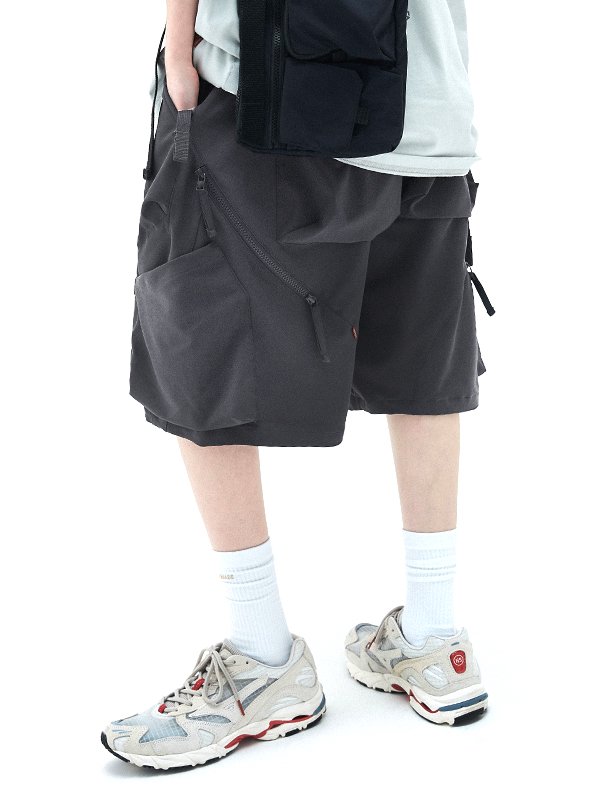 GOOPiMADE MWS-01 Utility Zip-Shorts | maltsev-worldwide.com