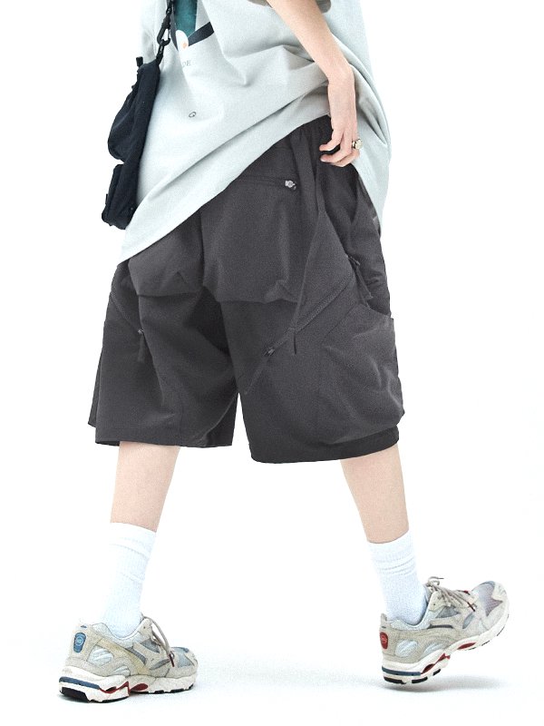 GOOPiMADE - グーピーメイド - MWS-01 “hydrodynamics” Utility Zip-Shorts - SHINKIROU