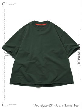<strong>GOOPiMADE</strong>“Archetype-93“- Just a Normal Tee<br>DARK GREEN