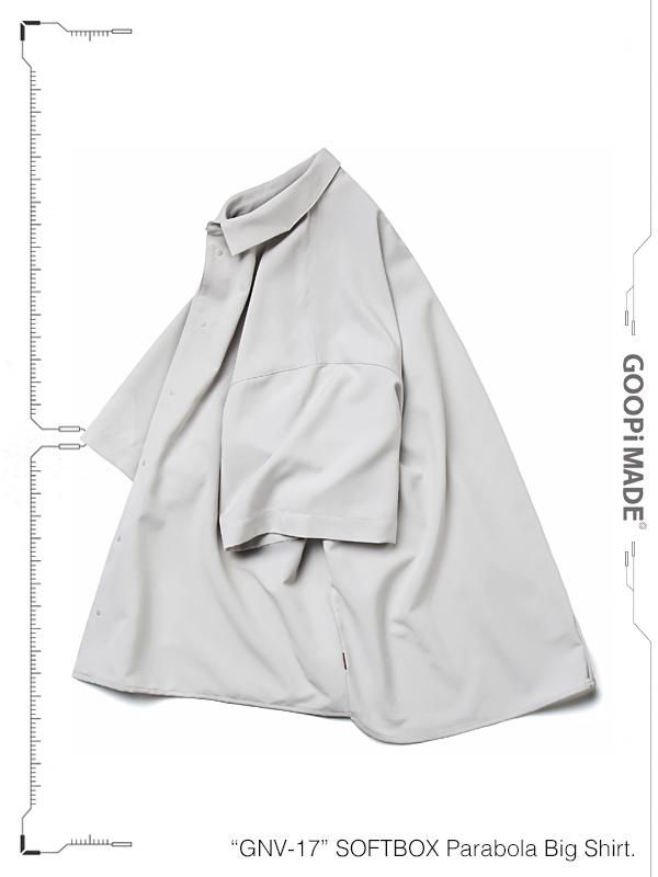 GOOPiMADE - グーピーメイド - GNV-17” SoftBox Parabola Big Shirts