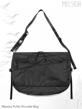 <strong>MELSIGN®</strong>Massive Puffer Shoulder Bag<br>BLACK
