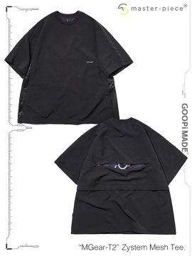 <strong>GOOPiMADE x master piece</strong>“MGear-T2“ Zystem Mesh Tee<br>BLACK